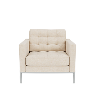 Florence Knoll Relax: Lounge chair, Hermoso Ivory