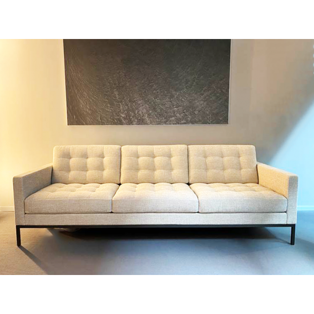 Florence Knoll Relax: Driezit sofa, Hermoso Ivory - Knoll - Florence Knoll - Sofa’s en slaapbanken - Furniture by Designcollectors