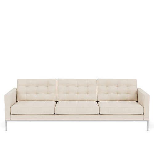 Florence Knoll Relax: Driezit sofa, Hermoso Ivory - Knoll - Florence Knoll - Sofa’s en slaapbanken - Furniture by Designcollectors