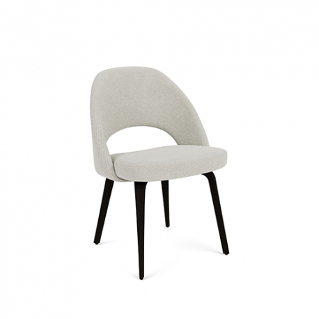 Saarinen Conference Chair, Ebonized wooden legs, Alpaca Ice - Knoll - Eero Saarinen - Furniture by Designcollectors