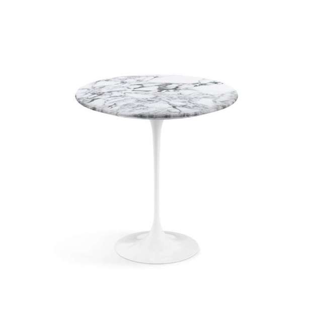 Saarinen Low Round Tulip Table, Arabescato Marble (H51, D51) - Knoll - Eero Saarinen - Tafels - Furniture by Designcollectors