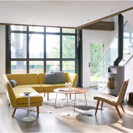 Saarinen Round Tulip Table White Laminate (H51, D41) - Knoll - Eero Saarinen - Accueil - Furniture by Designcollectors