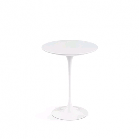 Saarinen Round Tulip Table White Laminate (H51, D41) - Knoll - Eero Saarinen - Accueil - Furniture by Designcollectors