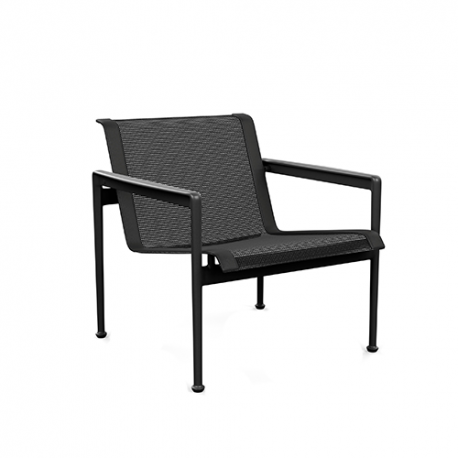 Schultz Longue Chair 1966 with arms, Black - Knoll - Richard Schultz - Extérieur - Furniture by Designcollectors