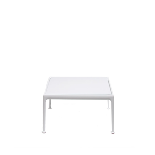 Schultz Coffee Table 1966, White frame, White porcelain top