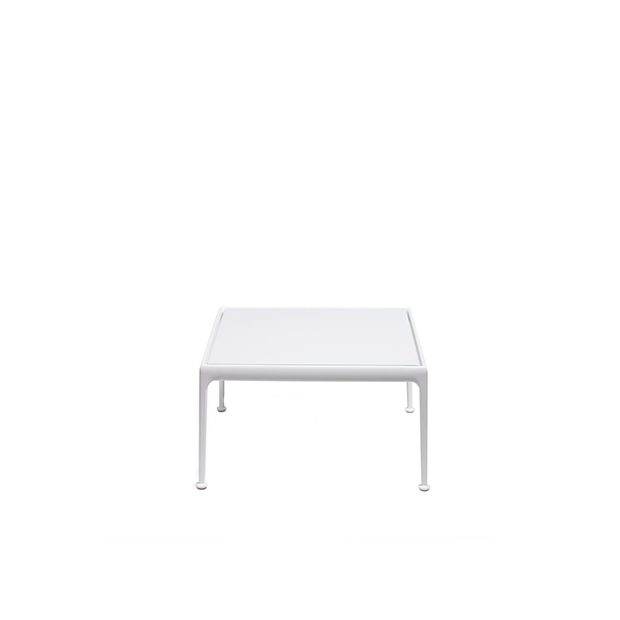 Schultz Coffee Table 1966, White frame, White porcelain top - Knoll - Richard Schultz - Outdoor - Furniture by Designcollectors