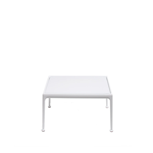 Schultz Coffee Table 1966, White frame, White porcelain top - Knoll - Richard Schultz - Extérieur - Furniture by Designcollectors