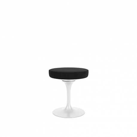Tulip Stool Swivel, Tonus Black - Knoll - Eero Saarinen - Furniture by Designcollectors