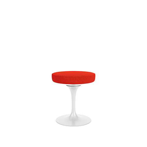 Tulip Stool Swivel, Tonus Bright Red - Knoll - Eero Saarinen - Chaises - Furniture by Designcollectors