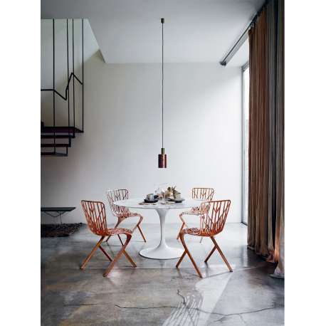 Saarinen Round Table Eettafel, Calacatta marmer (H72 D152) - Knoll - Eero Saarinen - Tafels - Furniture by Designcollectors