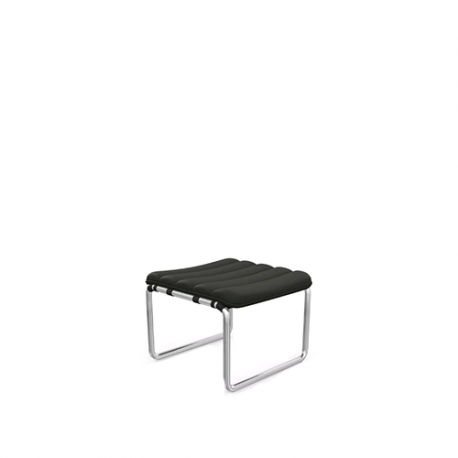 MR stool - Bauhaus Edition, Black, Ferro - Knoll - Ludwig Mies van der Rohe - Furniture by Designcollectors