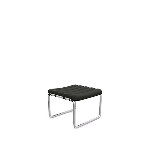 MR stool - Bauhaus Edition, Black, Ferro - Knoll - Ludwig Mies van der Rohe - Mobilier - Furniture by Designcollectors