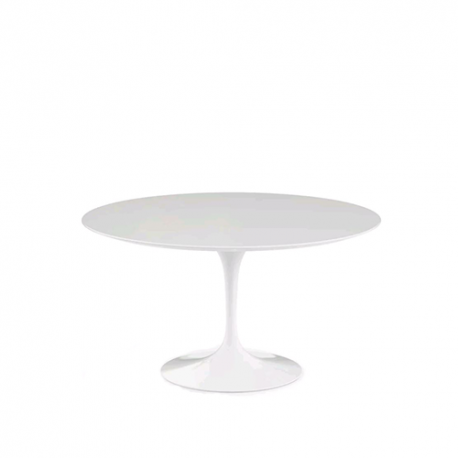 Saarinen Round Table, Witte Laminaat (H72 D137) - Knoll - Furniture by Designcollectors