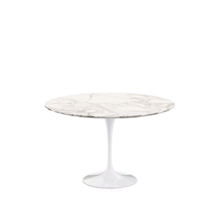 Saarinen Round Tulip Table, Calacatta Marble (H72 D120)