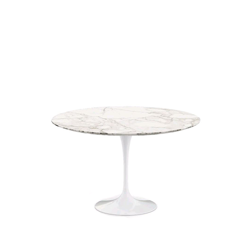 Saarinen Round Tulip Table, Calacatta Marble (H72 D120) - Knoll -  - Dining Tables - Furniture by Designcollectors
