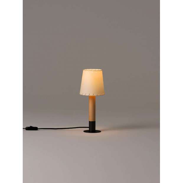 Basica Minima, Stitched Beige parchment - Santa & Cole - Santa & Cole Team - Table Lamps - Furniture by Designcollectors