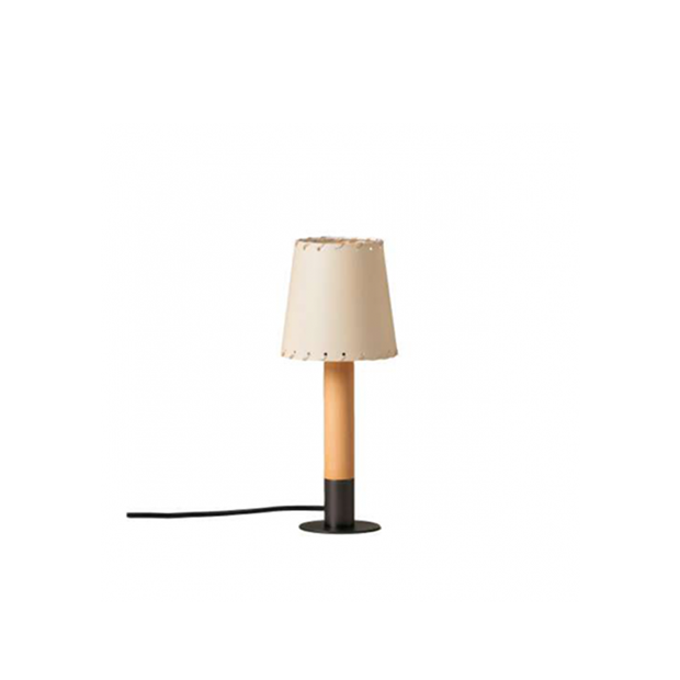 Basica Minima, Stitched Beige parchment - Santa & Cole - Santa & Cole Team - Table Lamps - Furniture by Designcollectors