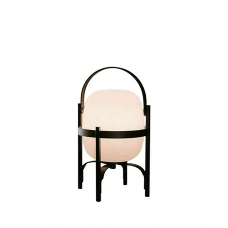 Cestita Alubat Black - Santa & Cole - Miguel Milá - Lampes de Table - Furniture by Designcollectors