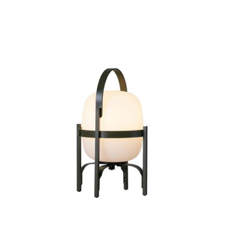 Cestita Alubat Olive Green - Santa & Cole - Miguel Milá - Table Lamp - Furniture by Designcollectors