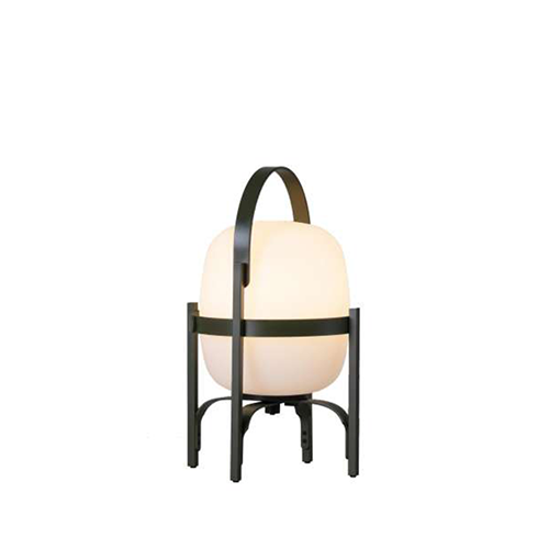 Cestita Alubat Olive Green - Santa & Cole - Miguel Milá - Lampes de Table - Furniture by Designcollectors
