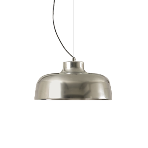 M68 Hanglamp, Polished aluminium, chrome-plated - Santa & Cole - Miguel Milá - Weekend 17-06-2022 15% - Furniture by Designcollectors