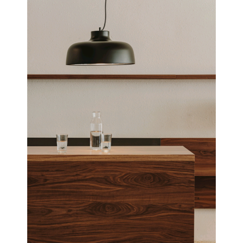 M68 Hanglamp, Zwart matte aluminium, Zwart - Santa & Cole - Miguel Milá - Verlichting - Furniture by Designcollectors