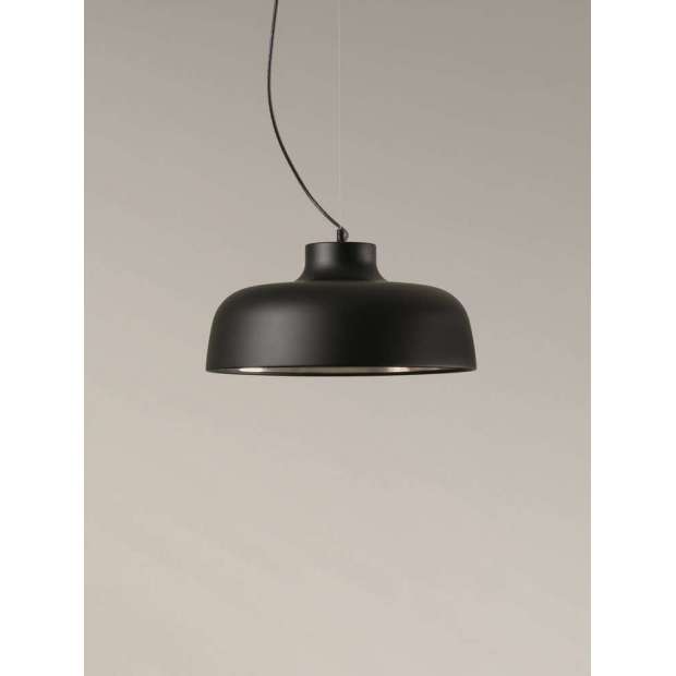M68 Pendant Lamp, Black matte aluminium, Black - Santa & Cole - Miguel Milá - Éclairage - Furniture by Designcollectors