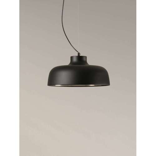 M68 Hanglamp, Zwart matte aluminium, Zwart - Santa & Cole - Miguel Milá - Verlichting - Furniture by Designcollectors