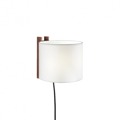 TMM corto Wall Light, With plug, White - Santa & Cole - Miguel Milá - Furniture by Designcollectors