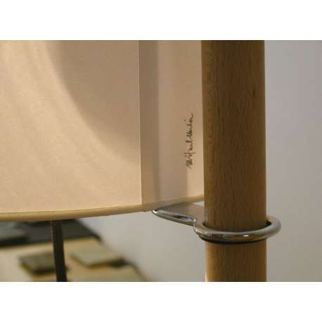 TMM Floor Lamp, Walnut, Beige - Santa & Cole - Miguel Milá - Floor Lamp - Furniture by Designcollectors