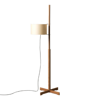 TMM Floor Lamp, Natural Oak, Beige