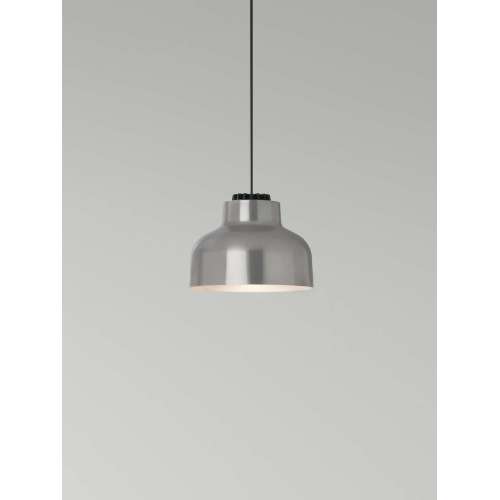 M64 Ceiling Lamp, White surface dimmable 1-10V, 3m, polished aluminium - Santa & Cole - Miguel Milá - Home - Furniture by Designcollectors
