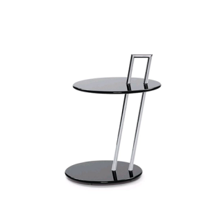 Occasional Table, Black high-gloss, Round