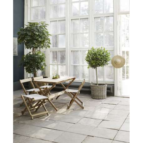 BM3670 Table à manger - Carl Hansen & Son - Børge Mogensen - Outdoor Dining - Furniture by Designcollectors