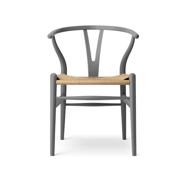 CH24 Wishbone chair Limited Edition, Pewter Blue - Carl Hansen & Son - Hans Wegner - Outlet - Furniture by Designcollectors