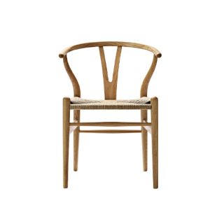 CH24 Wishbone Chair, Oiled oak, Natural cord