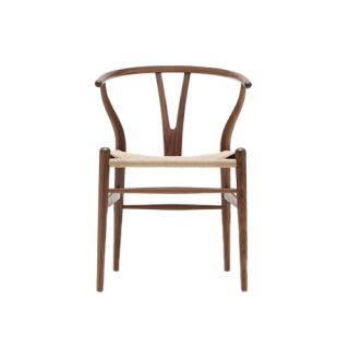 CH24 Wishbone Chair, Olied walnut, Natural cord