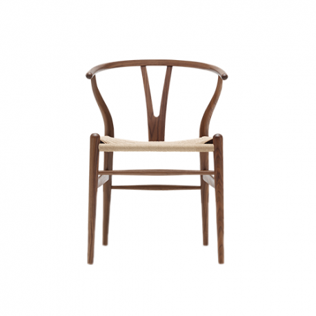 CH24 Wishbone Chair, Olied walnut, Natural cord - Carl Hansen & Son - Hans Wegner - Home - Furniture by Designcollectors