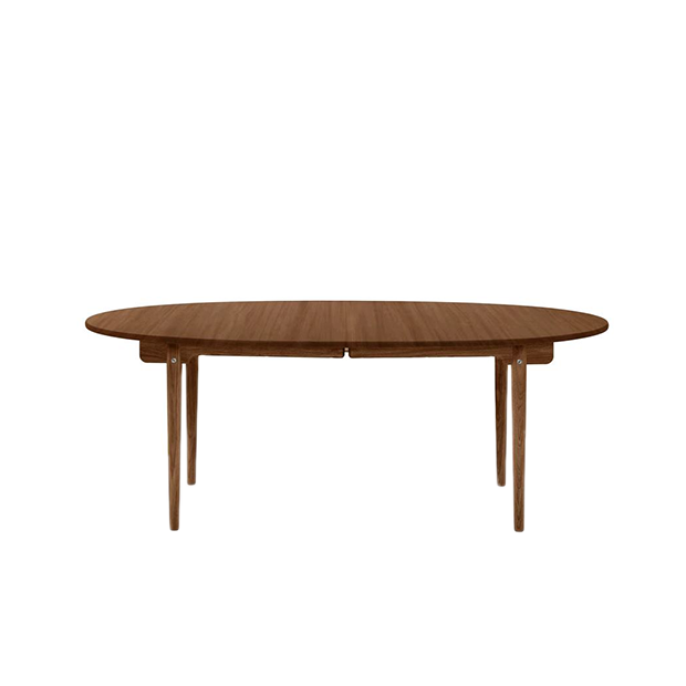 CH338 Eettafel (tot 4 inlegbladen), Oiled walnut - Carl Hansen & Son - Hans Wegner - Home - Furniture by Designcollectors