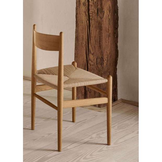 CH36 Chair, oiled oak, natural cord - Carl Hansen & Son - Hans Wegner - Accueil - Furniture by Designcollectors