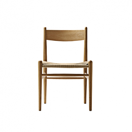 CH36 Chair, oiled oak, natural cord - Carl Hansen & Son - Hans Wegner - Furniture by Designcollectors