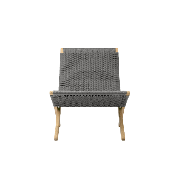 MG501 Cuba Chair Stoel Outdoor - onbehandelde teak - Carl Hansen & Son - Morten Gøttler - Tuinstoelen - Furniture by Designcollectors