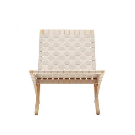 MG501 Cuba Lounge chair indoor, Oiled oak, Natural cord - Carl Hansen & Son - Morten Gøttler - Accueil - Furniture by Designcollectors
