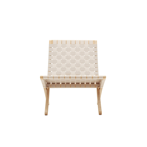 MG501 Cuba Lounge chair indoor, Oiled oak, Natural cord - Carl Hansen & Son - Morten Gøttler - Home - Furniture by Designcollectors