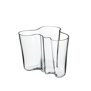 Alvar Aalto Collection Vase 160 mm Clear