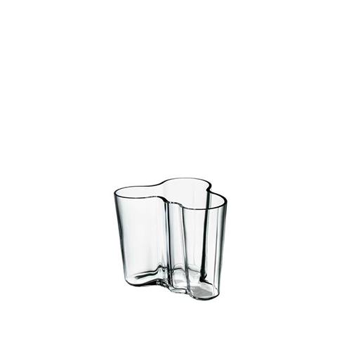 Alvar Aalto Collection Vase 95 mm Clear - Iittala - Alvar Aalto - Home - Furniture by Designcollectors