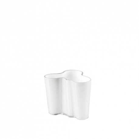 Alvar Aalto Collection Vase 95 mm White - Iittala - Furniture by Designcollectors