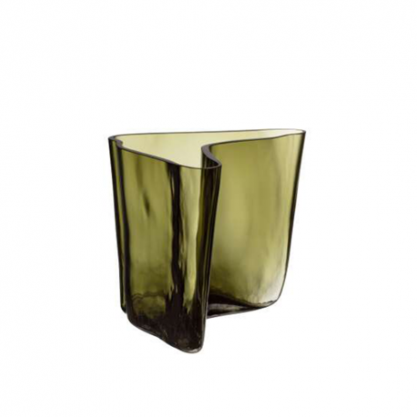 Alvar Aalto Collection vase 175 x 140 mm moss green - Iittala - Alvar Aalto - Furniture by Designcollectors