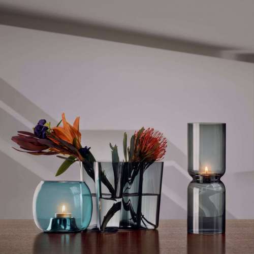 Kaasa Tealight Candleholder 141x115mm, Zeeblauw - Iittala - Ilkka Suppanen - Home - Furniture by Designcollectors