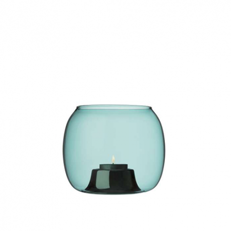 Kaasa Tealight Candleholder 141x115mm, Sea blue - Iittala - Ilkka Suppanen - Furniture by Designcollectors
